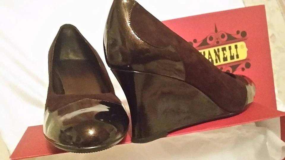 Vaneli Shoes Tmoro Suede/pt Sz 9 M Style #udor 812581