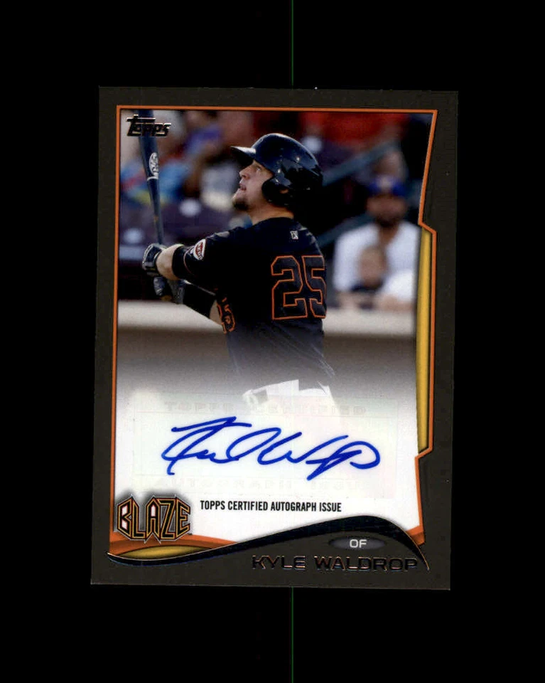 2014 Topps Pro Debut Autographs #PDAKW Kyle Waldrop (ref 164064) - Image 1 of 2