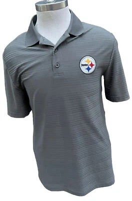 NFL Team apparel TX3 Casual Pittsburgh Steelers Football Polo Shirt Mens Medium - Image 1 of 4