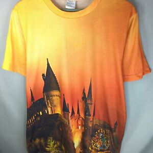 Harry Potter Koszula Męska XL Wizarding World Hogwart Film Kolorowa grafika T