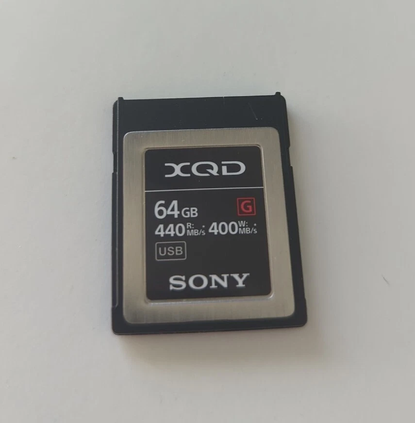Tarjeta de memoria profesional Sony 64 GB XQD serie G Foto 1 de 1