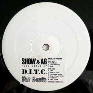 1998 - SHOW & AG - FULL SCALE EP - THE CLEAN VERSIONS - WHITE LABEL TEST PRESS - Picture 1 of 4