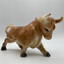 Vintage Porcelain Bull Figurine