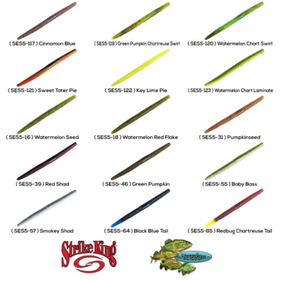 Strike King Shim-E Senko Stick Bait Worm KVD Perfect Plastic Any Lure Color SES5