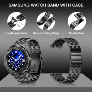 Boîtier métal bracelet mod kit pour montre Samsung Galaxy Watch 5 Pro 45 mm - Photo 1 sur 19