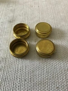 Paquete de 4 tapas de extremo de manguera de jardín de latón de 3/4" - NUEVAS - envío gratuito  - Imagen 1 de 2