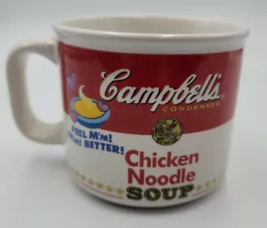 Campbell's Feel M'm M'm! Better Chicken Nudel Suppe Becher Schüssel Tasse 1997 Westwood - Bild 1 von 6