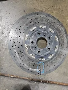 2009-13 Chevy Corvette Z06 ZR1 L Front Carbon Brake Rotor OEM GM Brembo - Picture 1 of 6