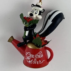 Vintage 1998 LooneyTunes Pepe Le Pew Christmas is Love Ornament Warner Bros - Picture 1 of 14