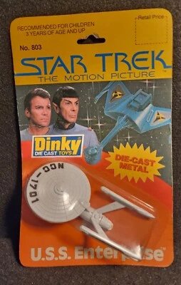 Star Trek The Motion Picture U.S.S. ENTERPRISE (1979 Dinky) Die Cast Metal Toy - Image 1 of 2