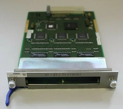 Siemens CARD, 21 X E1 / T1 (120) S42024-L5419-A1-05 für hiT 7030 / SS070400130 - Bild 1 von 4