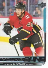 2018-19 Upper Deck Series 1 Young Guns #204 Morgan Klimchuk - Calgary Flames