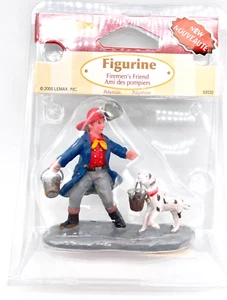 Lemax Christmas Village Collection - Firemen's Friend Figurine Dogs Buckets 2005 - Picture 1 of 6