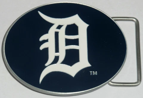 Detroit Tigers Team Logo Belt Buckle (MLB Baseball) Licensed Cover