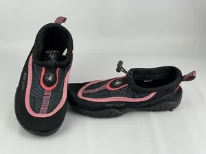 Body Glove Jugend Mädchen Prisma Wasserschuhe ~ schwarz/pink ~ Größe 13 - Bild 1 von 7