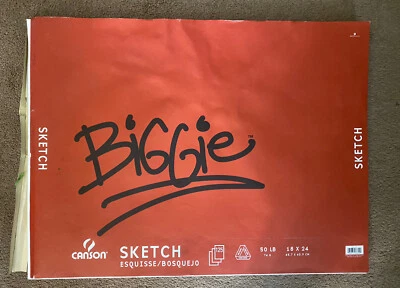 Almohadilla para bocetos Canson Biggie 125 hojas 12” x 18” 125+ hojas Foto 1 de 4