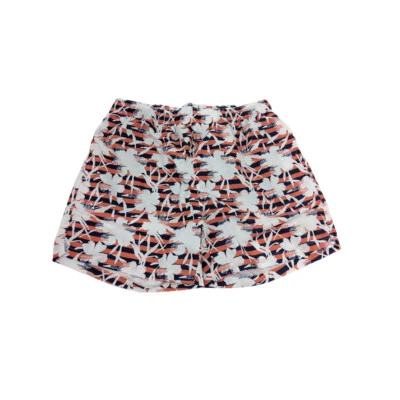 GANT 男式珊瑚橙色花朵条纹游泳短裤 9201916013 M 码全新带标签 — 第 1/2 张图片