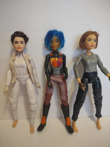 Star Wars Forces Of DestinyHasbro Jyn Erso Leia and Sabine Wren dolls Cover