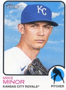 2022 Topps Heritage #102 Mike Minor - Kansas City Royals - Picture 1 of 2