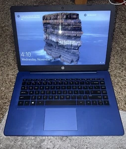 🟢HP Stream 14-ds0010ds 14" HD Laptop AMD A6-9220e 1.6GHz 4GB 64GB Win 10 🟢 - Picture 1 of 7
