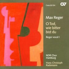 Hans-Christoph Radem - O Tod Wie Bitter Bist Du: Reger Vocal 1 [New CD]