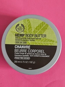 The Body Shop Hemp Body Butter dermatologically tested 6.75 Oz~Very Dry Skin new - Picture 1 of 2