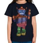 RETRO TOY ROBOT KIDS T-SHIRT TEE TOP GIFT STYLE SCIFI