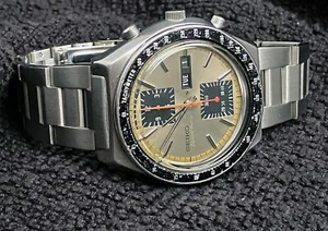 SEIKO 6138-0030 Speed Timer Champagne Dial Chronograph Automatic 1976 - Picture 1 of 18