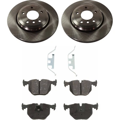 Rear Brake Disc Rotors and Pads Kit for 330 E46 3 Series BMW 330Ci 330xi E90 Foto 1 de 4