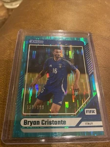 2024 Panini Donruss Fifa Bryan Cristante Teal Shimmer /199 - Picture 1 of 6