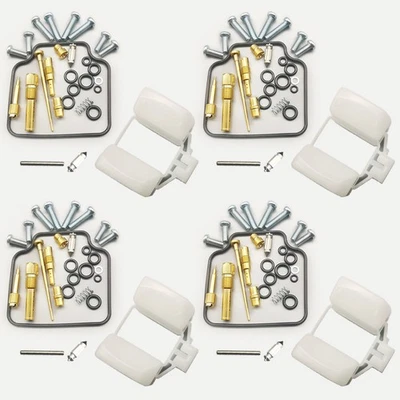 4x para CB750 NIGHTHAWK 750 1995-2003 Kit de reparación de carburador y piezas de aguja de flotador Foto 1 de 2