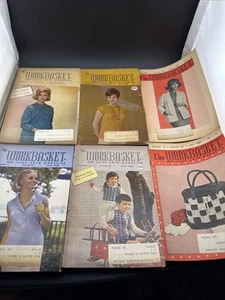 1960's-70s Vintage The Workbasket Magazine Sewing Home & Needlecraft Lot of ~6 - Picture 1 of 7