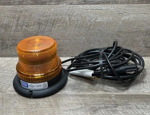 ECCO Amber Flashing Strobe Light Model 6410-MG 12-80 VDC Magnetic -Works GREAT! - Picture 1 of 16