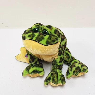 Ganz Webkinz Bullfrog Green Frog No Code Stuffed Animal Plush - Image 1 of 4