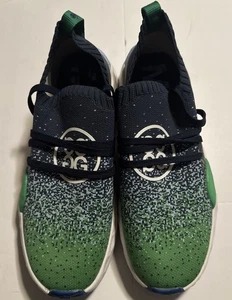 G4 Golf Shoes Mens 8 Green Blue Knit Ombré Skull Limited Edition G4MS20EF24 - Picture 1 of 15