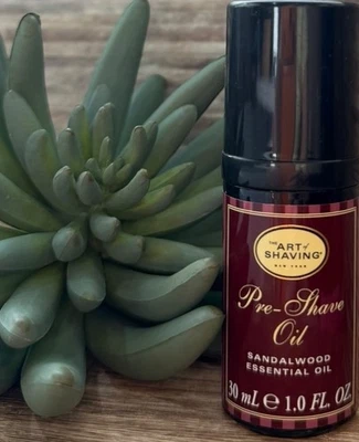 Art of Shaving 剃须前油檀香木 1 盎司旅行迷你 — 第 1/3 张图片