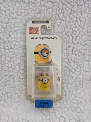 Despicable Me 2 Glassworld Minion Hand Crafted Glass Stuart 48125 NEW NIP - Image 1 of 4