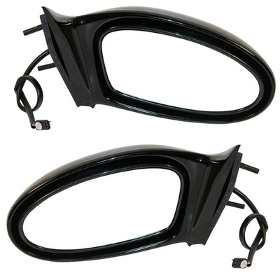 适用于 99-04 Alero GL/GLS/GX 后视门镜电源非加热黑色套装一对 — 第 1/4 张图片