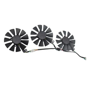 3 stück Computer Grafikkarte Fan für Strix GTX 980ti GTX 1080 RX 480, mit - Afbeelding 1 van 5