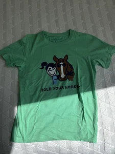 Brand New Life Is Good Crusher XXL Kids “Hold Your Horse” Shirt - Picture 1 of 2