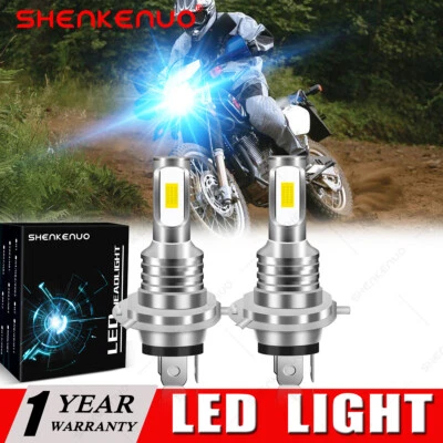 2 PIEZAS 8000K Azul LED Faros Bombillas para Suzuki DR650SE 1996-2017 12V DC Stock EE. UU. Foto 1 de 4