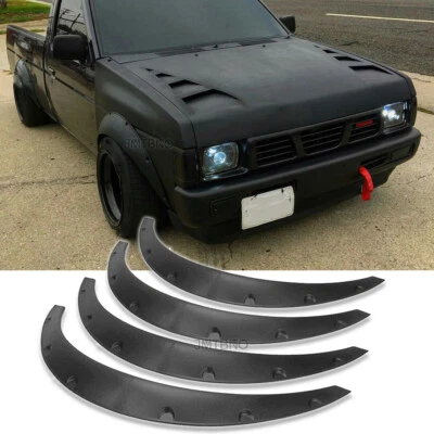 For Nissan D21 Hardbody 4x 4.5'' Car Wheel Arches Fender Flares Extra Wide Body - Image 1 of 4