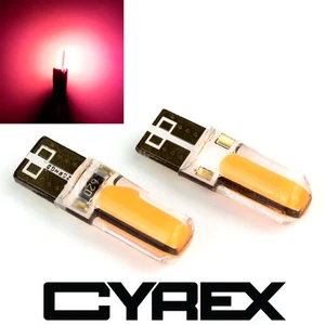 2 CYREX PINK REPLACEMENT UPGRADE LED LIGHT BULBS FOR INTERIOR/EXTERIOR AUTO B6 - Picture 1 of 1