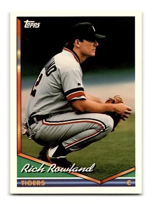 Rich Rowland 1994 Topps #588 Detroit Tigers Mint to Gem - Image 1 of 2