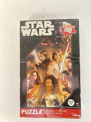 NUEVO Rompecabezas Star Wars Luke Skywalker 300 Piezas Disney Nuevo 11 x 14 SELLADO Foto 1 de 2