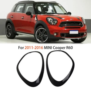 Pair Headlight Trim Ring Bezel Cover For MINI R60 Cooper Countryman 2011-2016 - Picture 1 of 9