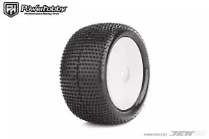 Powerhobby Desirer Pneumatici Montati Posteriori 1/10 Buggy (2) Bianco Super Soft 2WD / 4WD - Foto 1 di 4