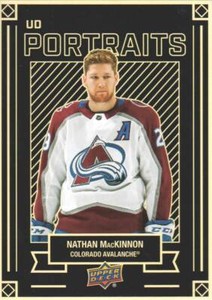 2022-23 Upper Deck Hockey UD Portraits #P-25 Nathan MacKinnon