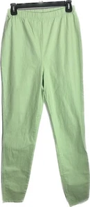 Denim & Co Women's Pants Green Leggings A47265 Size M Tall - Picture 1 of 3