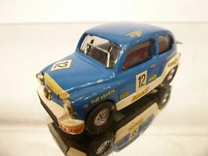 AUTO REPLICAS FIAT 600 ABARTH #12 - BLUE 1:43 - FAIR CONDITION - 109 - Imagen 1 de 8